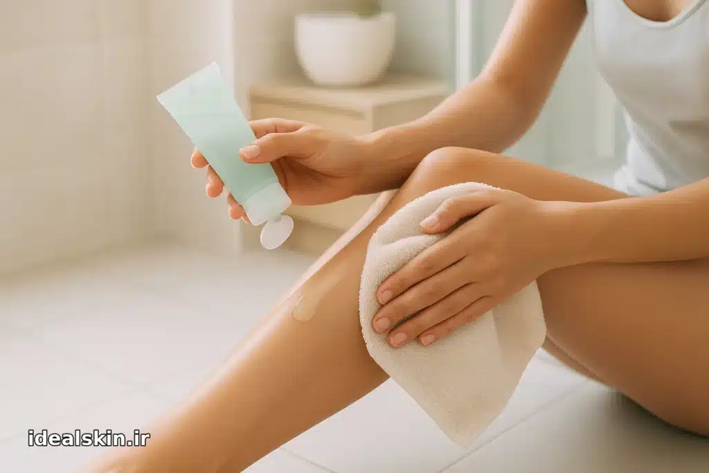 مراقبت خانگی بعد از جلسه اول لیزر