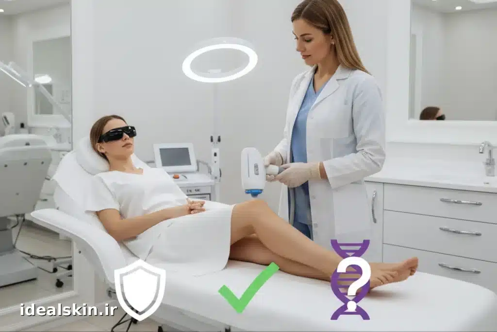 آیا لیزر موهای زائد می‌تواند باعث سرطان شود؟