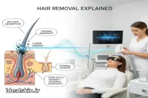 نحوه اثر لیزر بر فولیکول مو و علت بازگشت احتمالی