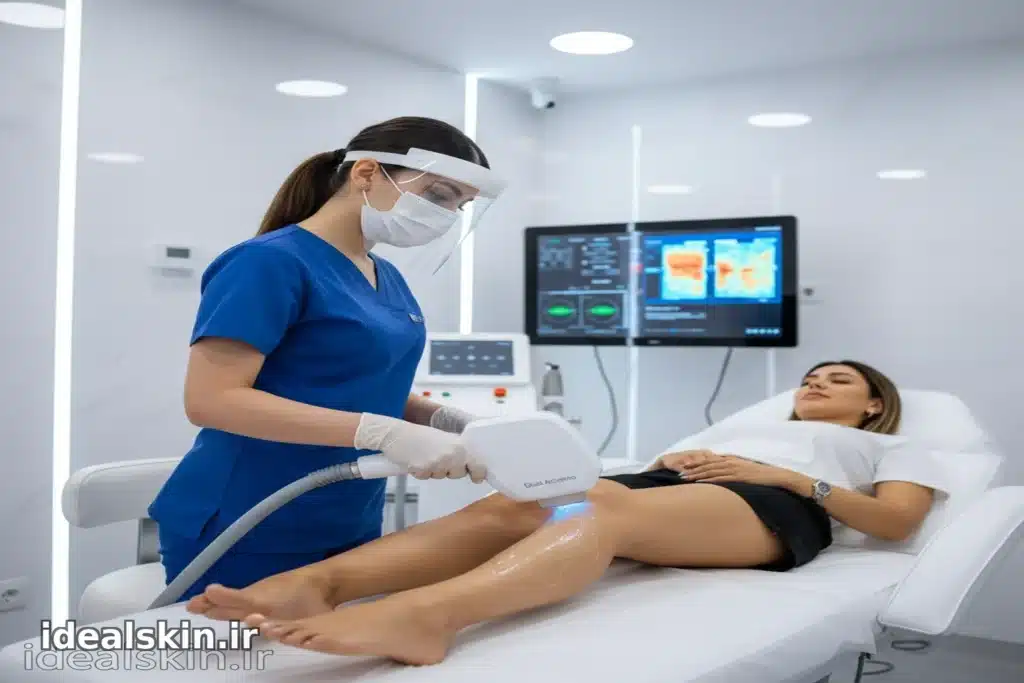 پیشگیری از سوختگی در لیزر موهای زائد با دستگاه Dual Accento