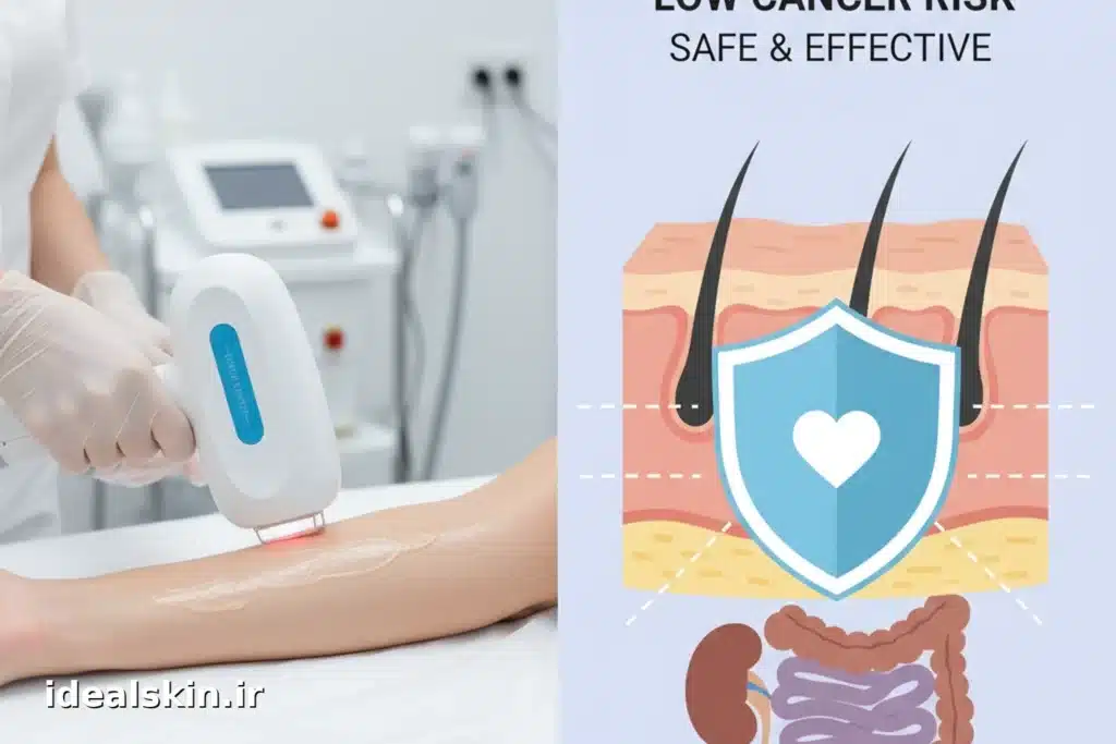 ایمنی لیزر موهای زائد و لایه‌های پوست