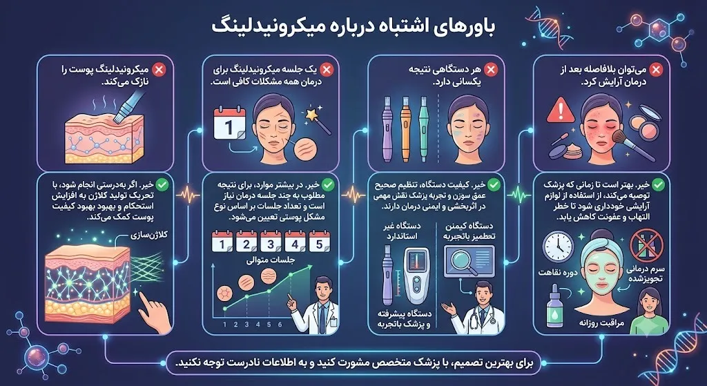 باورهای اشتباه درباره میکرونیدلینگ