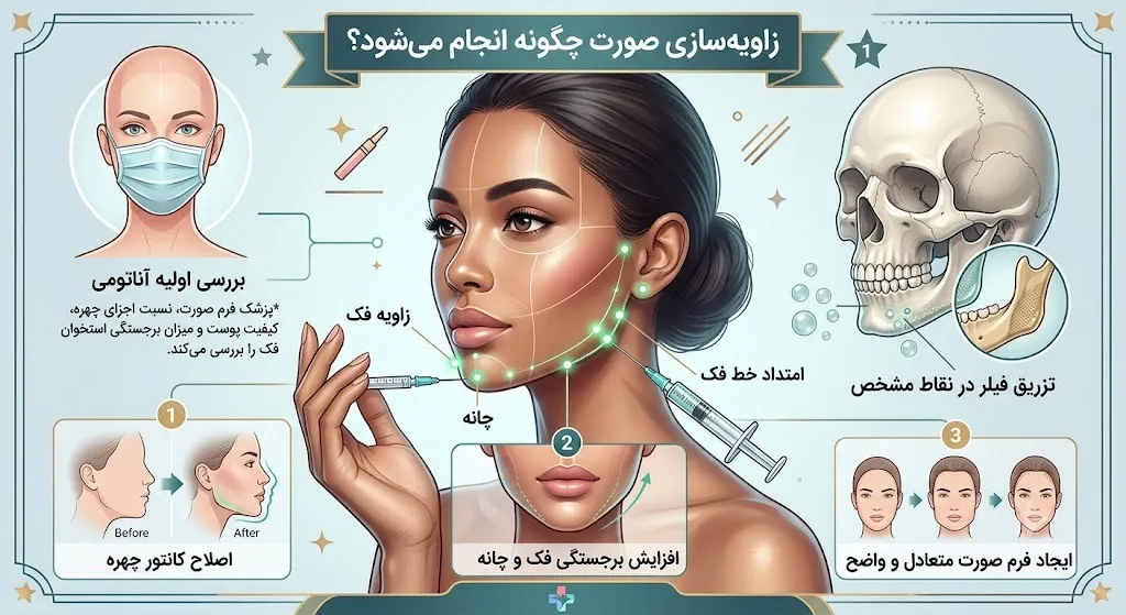 زاویه سازی صورت چگونه انجام میشود؟