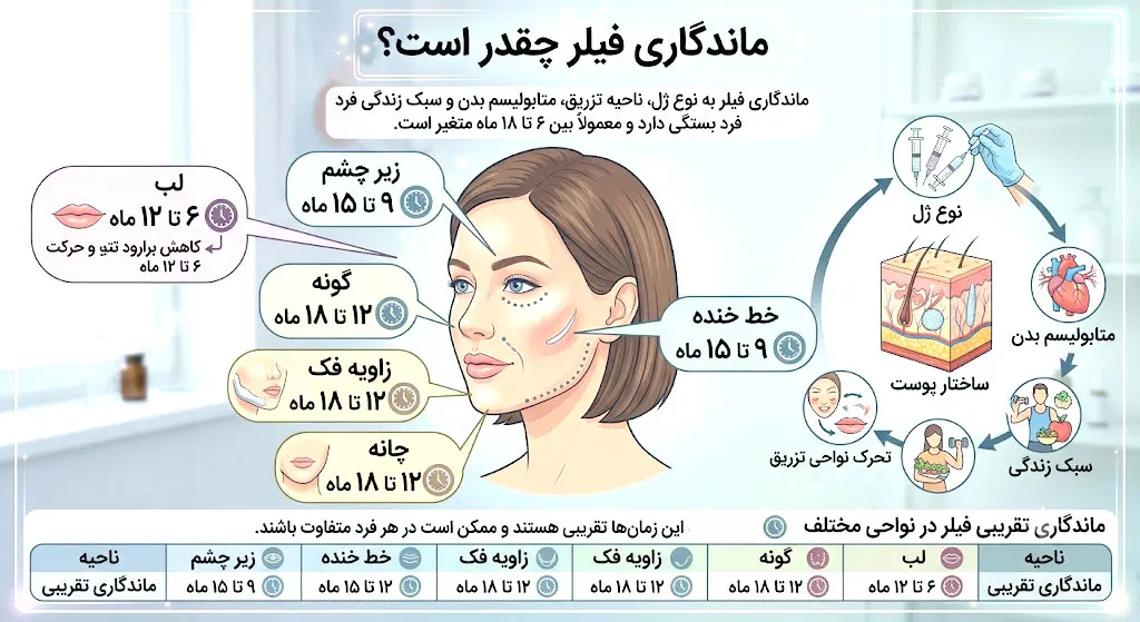 ماندگاری فیلر چقدر است؟