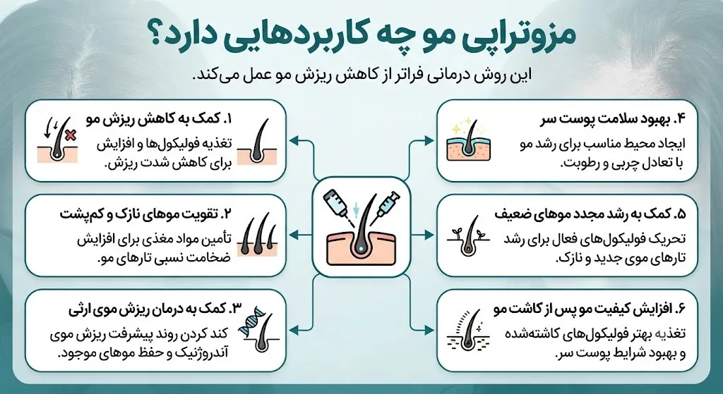 مزوتراپی مو چه کاربردهایی دارد؟
