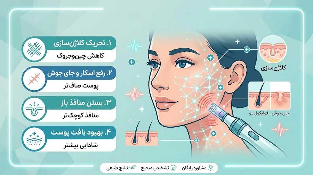 میکرونیدلینگ تخصصی در کلینیک ایده‌آل