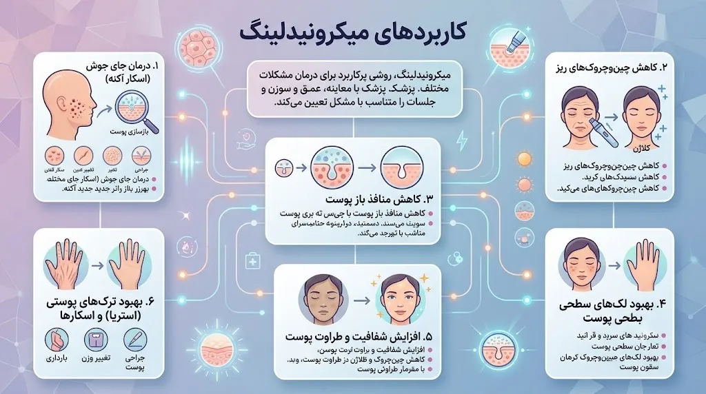 کاربردهای میکرونیدلینگ