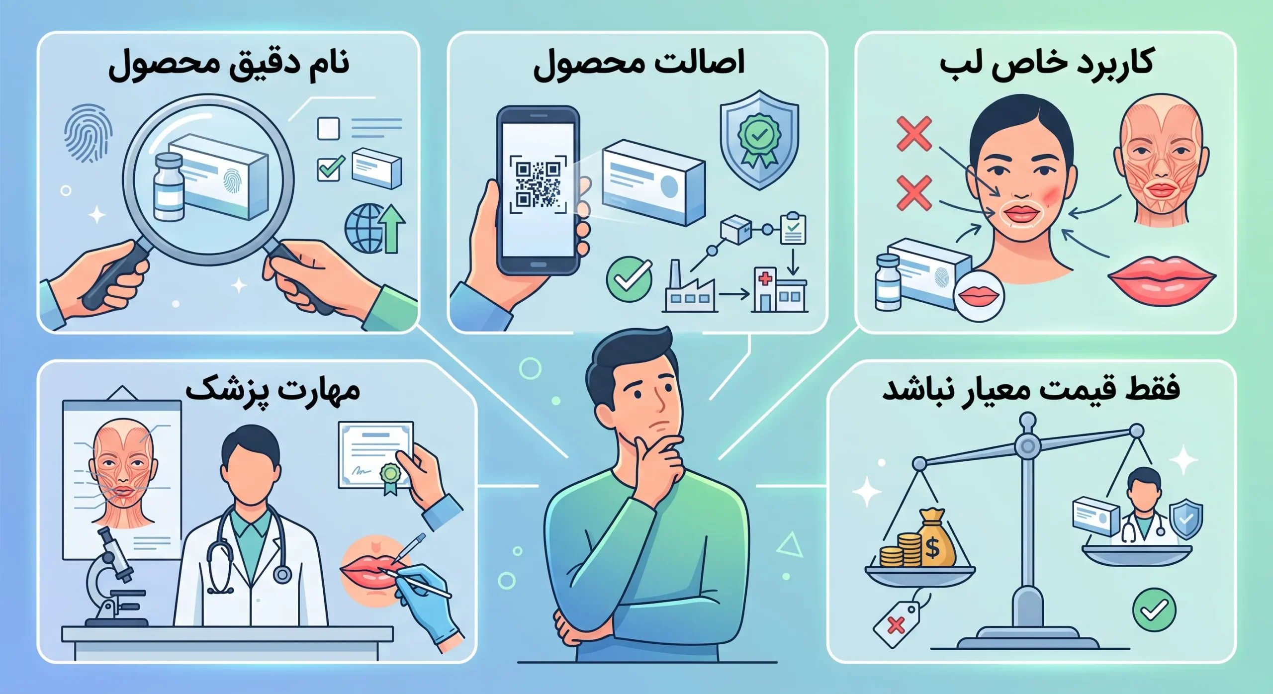 هنگام انتخاب فیلر لب به چه نکاتی توجه کنیم؟