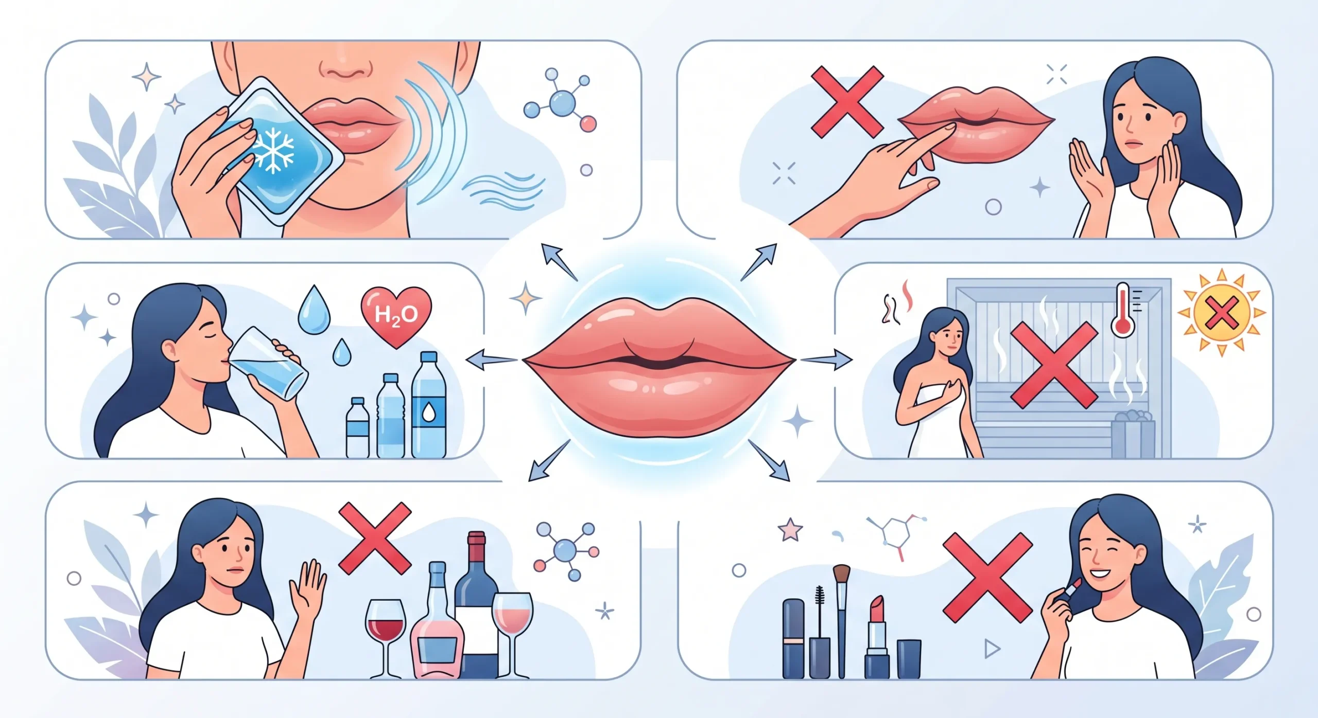 چطور ماندگاری فیلر لب را بیشتر کنیم؟