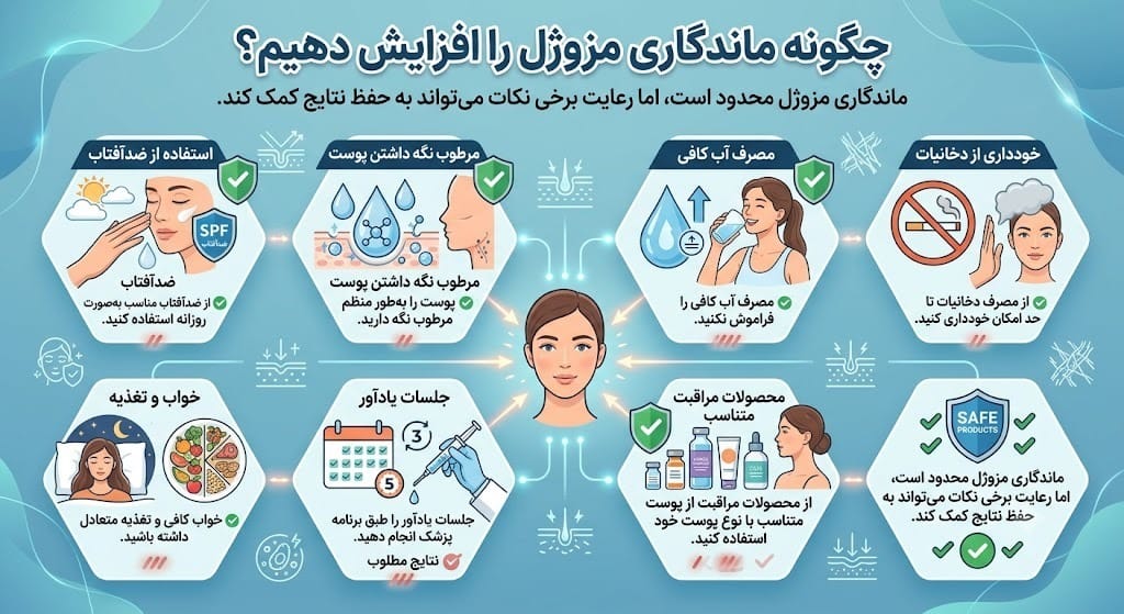چگونه ماندگاری مزوژل را افزایش دهیم؟