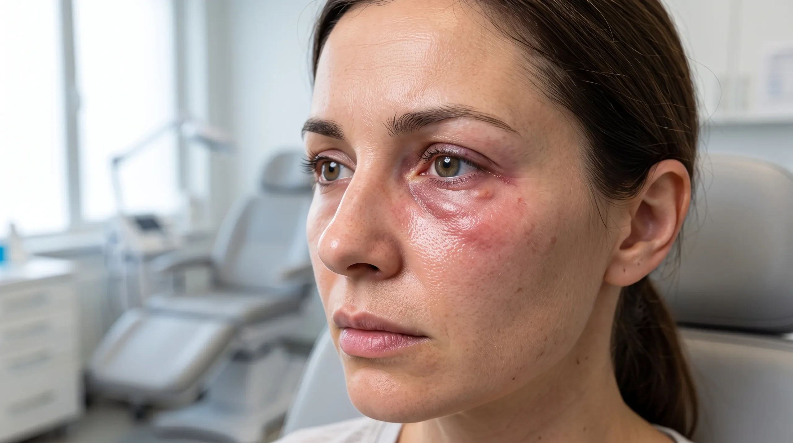 عفونت و واکنش‌های التهابی تزریق فیلر زیر چشم