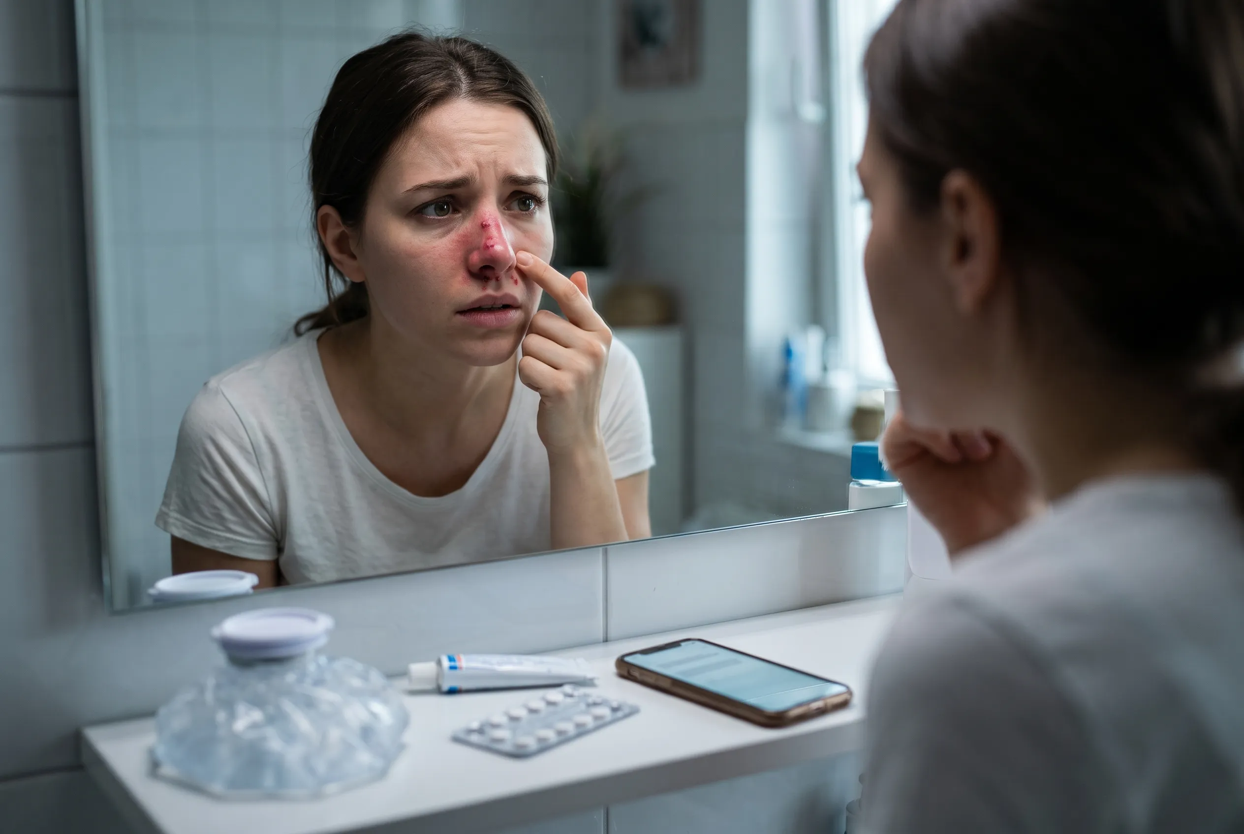 عوارض احتمالی بعد از فیلر بینی و علائم هشدار