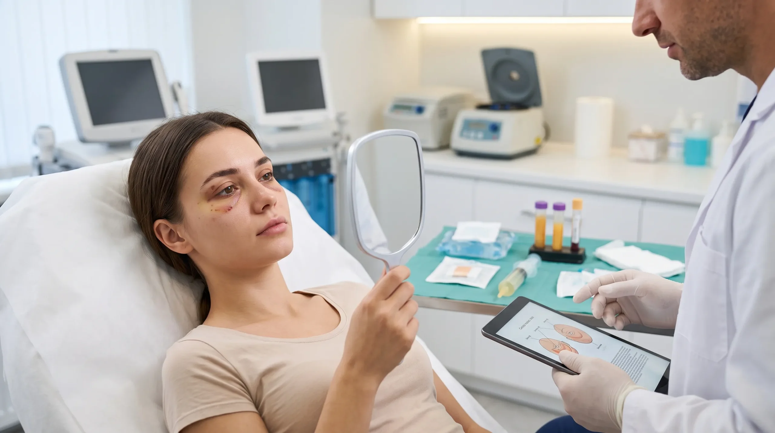 تزریق چربی زیر چشم بهتر است یا فیلر؟ 3 معایب و عوارض احتمالی تزریق چربی زیر چشم
