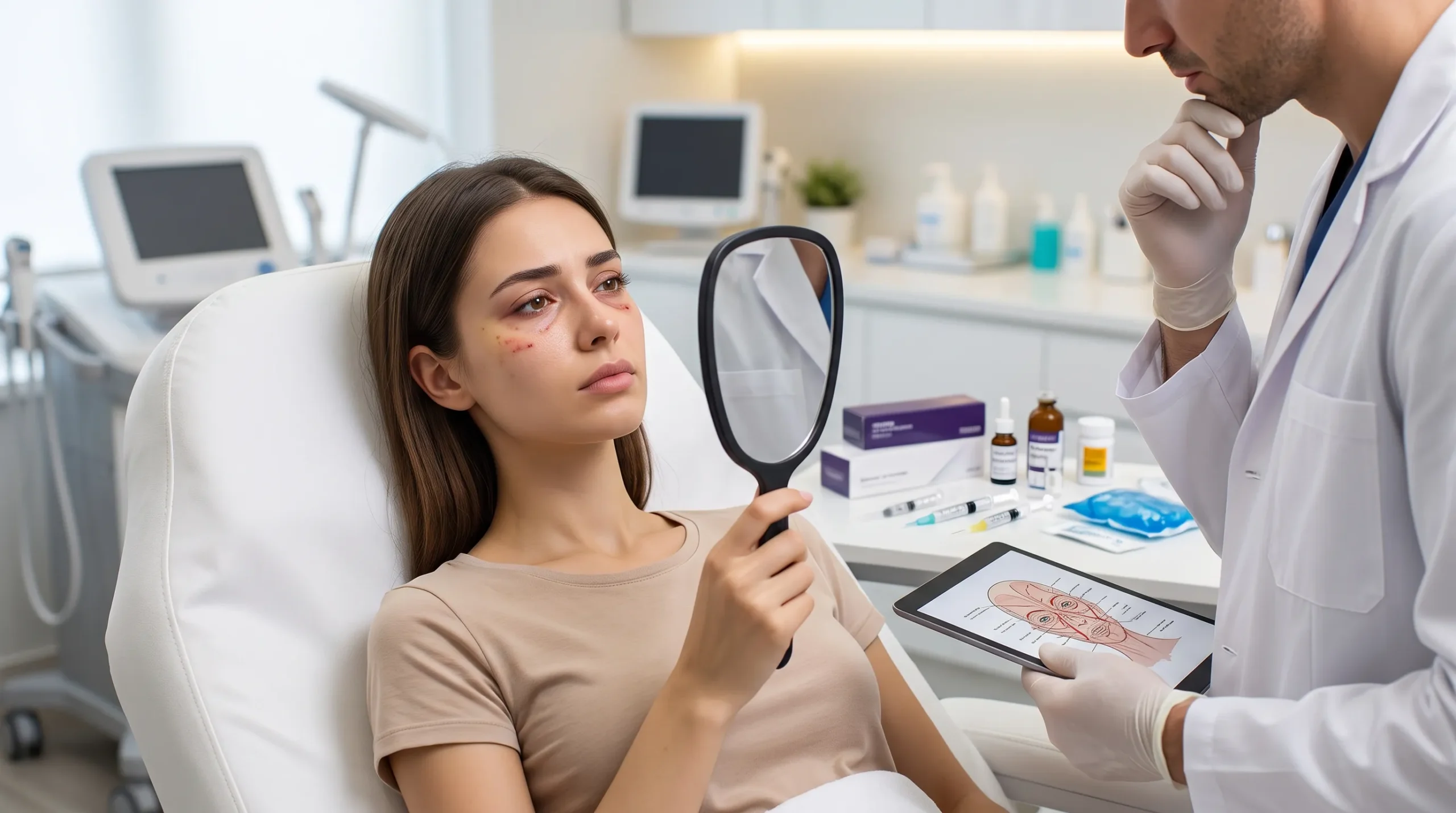 تزریق چربی زیر چشم بهتر است یا فیلر؟ 4 معایب و خطرات احتمالی تزریق فیلر زیر چشم